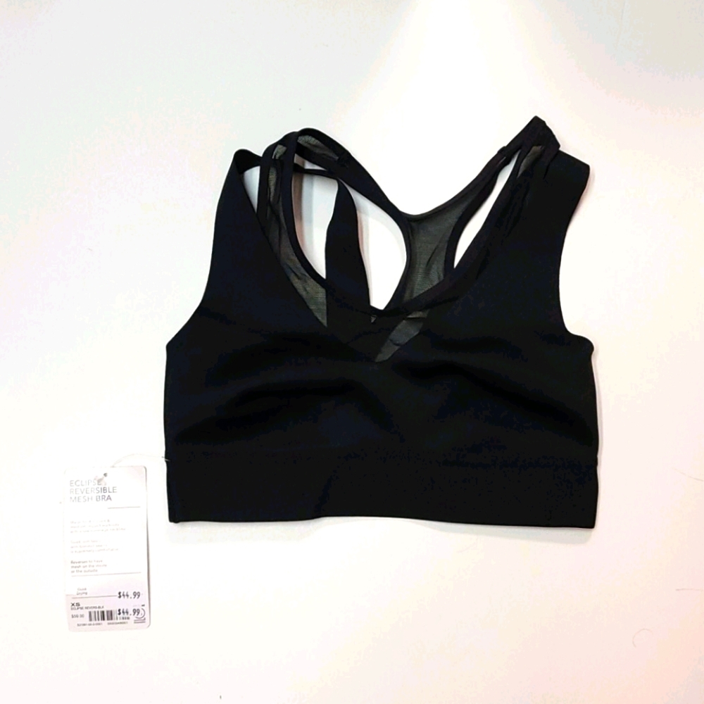 NWT Athleta Eclipse Reversible Mesh Bra Si…